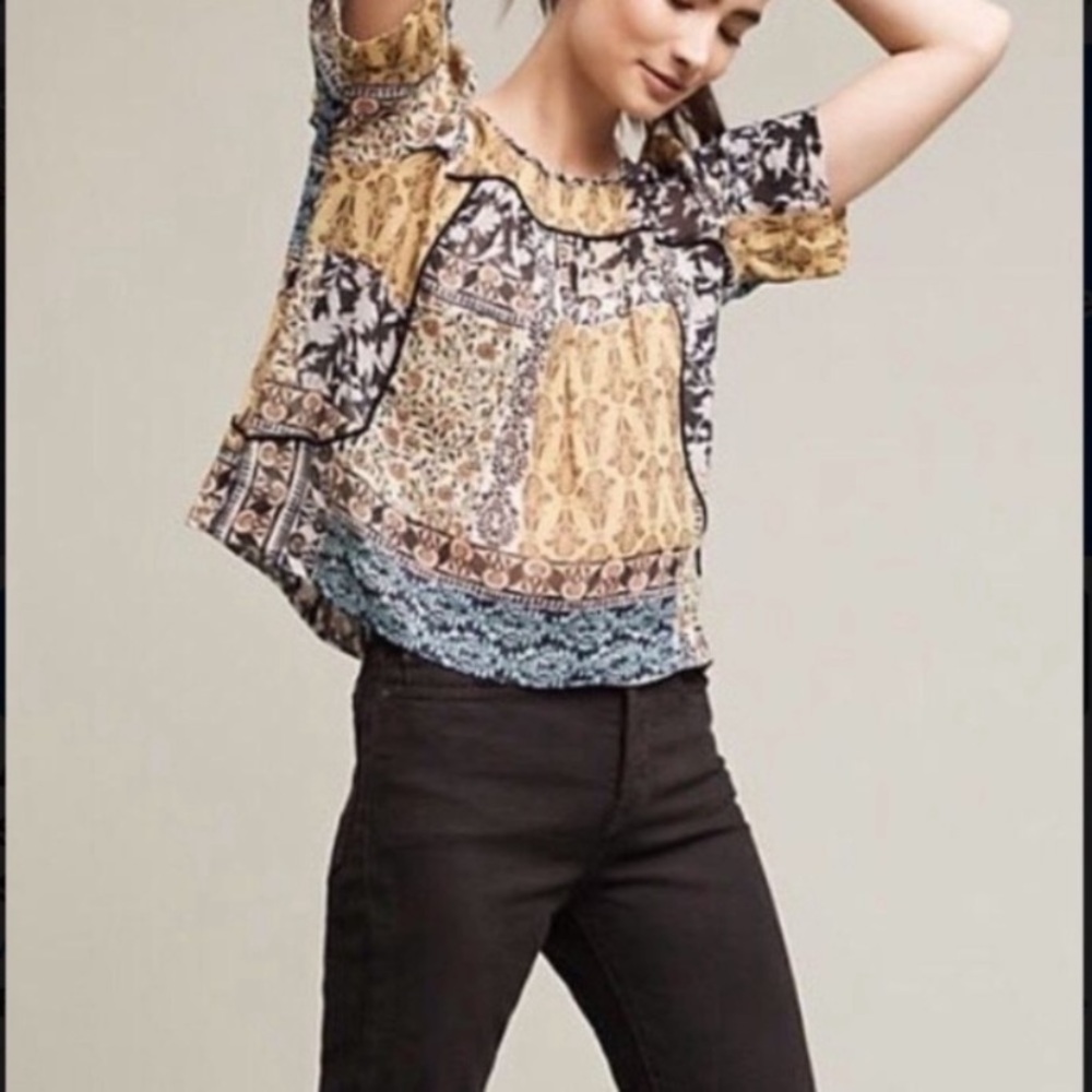 Anthropologie Weston Deka Top